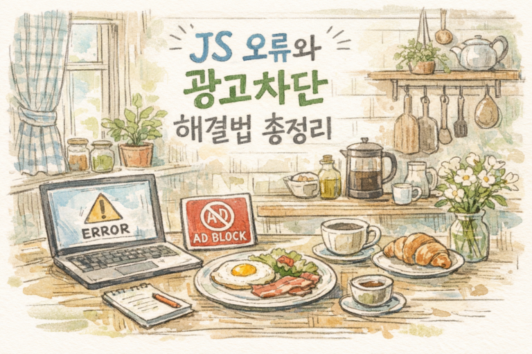 Read more about the article JS 오류와 광고차단 해결법 총정리