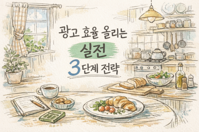 Read more about the article 광고 효율 올리는 실전 3단계 전략