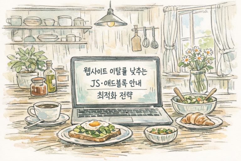 Read more about the article 웹사이트 이탈률 낮추는 JS·애드블록 안내 최적화 전략