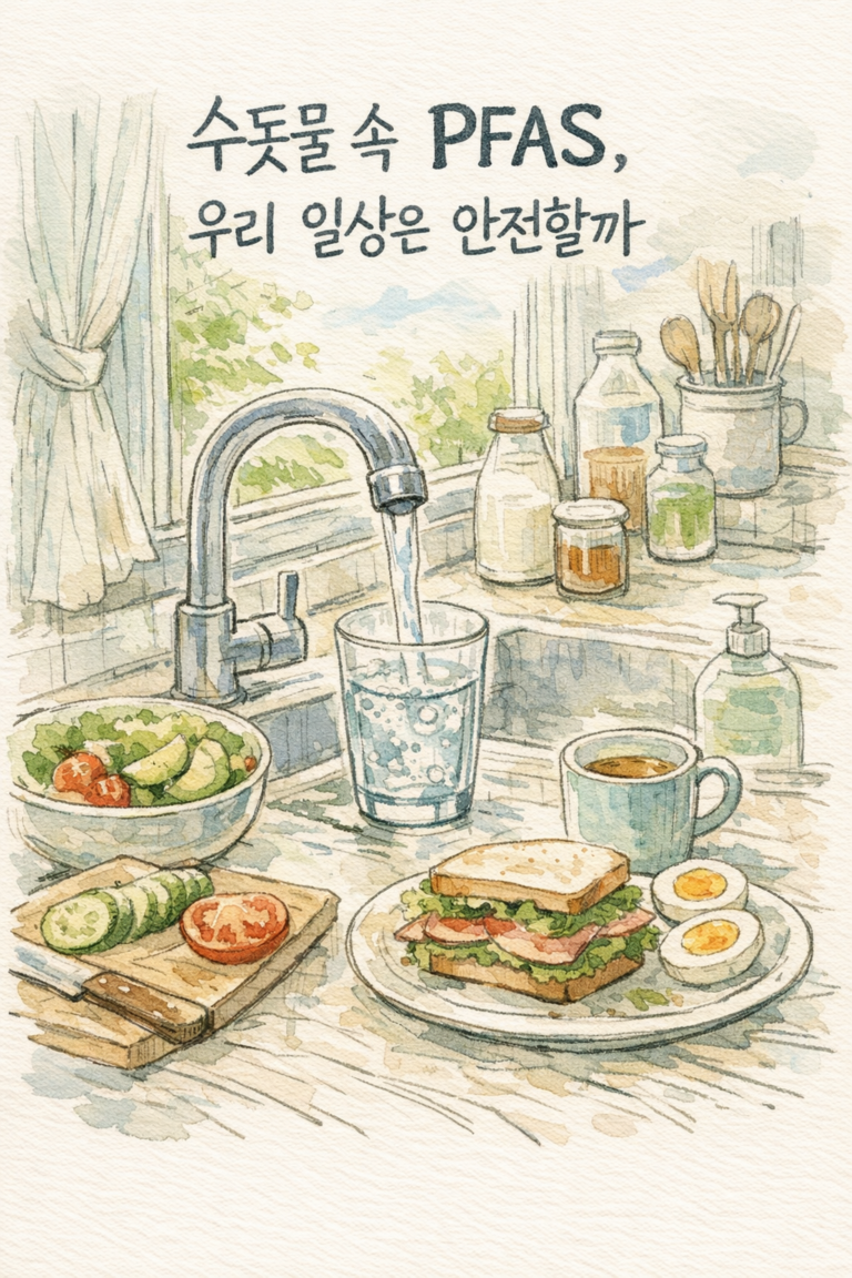 Read more about the article 수돗물 속 PFAS, 우리 일상은 안전할까